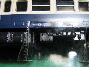 鉄道模型（Nゲージ）のインレタ・転写シートの貼り付け